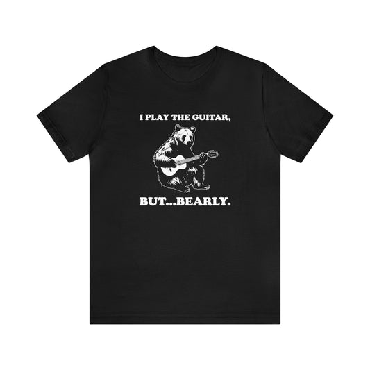 Bearly Play the Guitar - T-shirt, music T-shirt