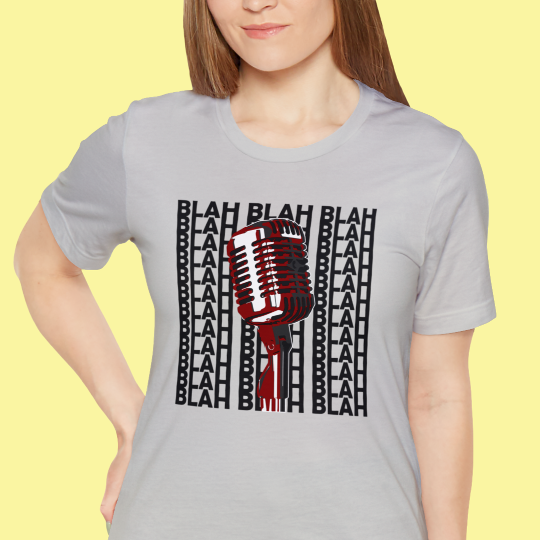 Microphone graphic tee, Music T-shirt