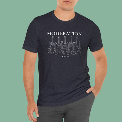 Moderation, Sort of (Electric Guitars) - Jersey Short Sleeve Tee