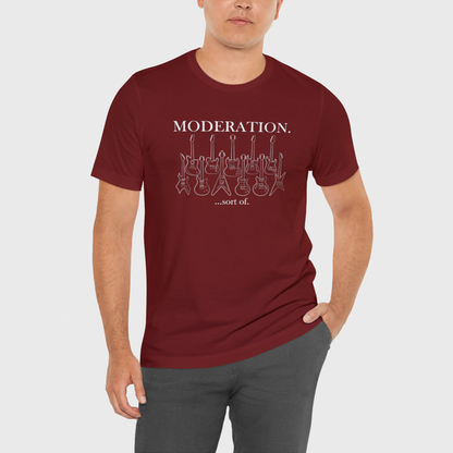 Moderation, Sort of (Electric Guitars) - Jersey Short Sleeve Tee