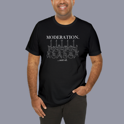 Moderation, Sort of (Electric Guitars) - Jersey Short Sleeve Tee