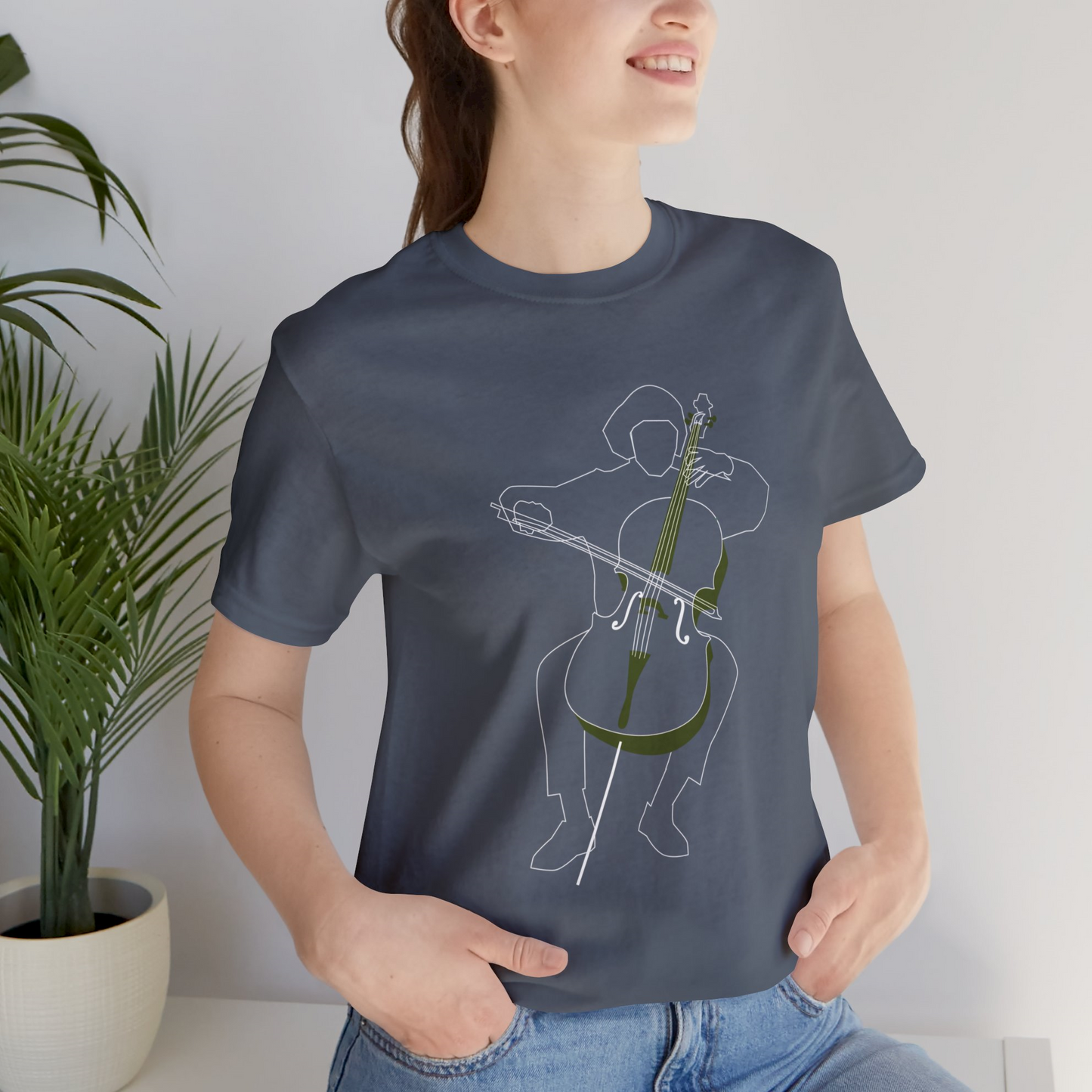 Moonlight Sonata (Cello) - Jersey Short Sleeve Tee