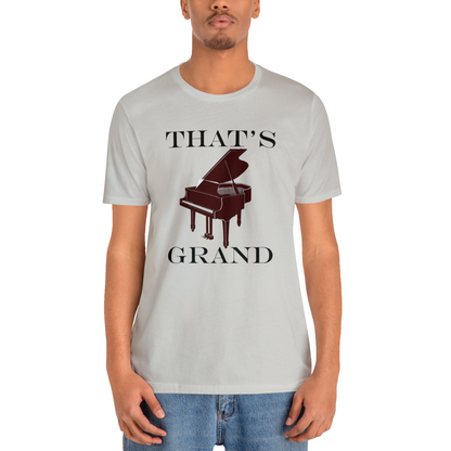 That's Grand (Piano) - Jersey Short Sleeve Tee